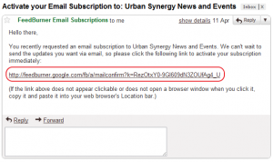 Confirm Subscription