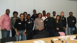 Kickz Youth Board Gets Boost from Urban Synergy Four members of Urban Synergy spent the day training 9 members of Kickz Youth board.